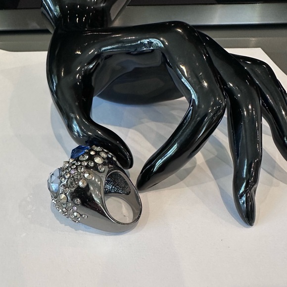 🆕 Alexis Bittar Crystal Statement Works of Art Ring Size 8 - Picture 5 of 8